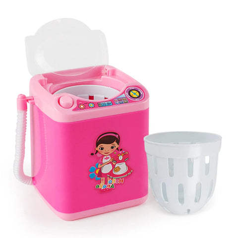 Makeup Sponge Cleaning Machine Mini Washing Machine with Dryer Make Up Powder Puff Electric Washer Women Children Kids Gifts