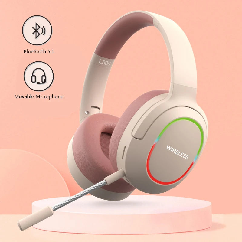 Bluetooth Headset Wireless Headphones Foldable HiFi Stereo Earphone With Mic Support SD Card FM For Xiaomi Iphone Sumsamg Phone