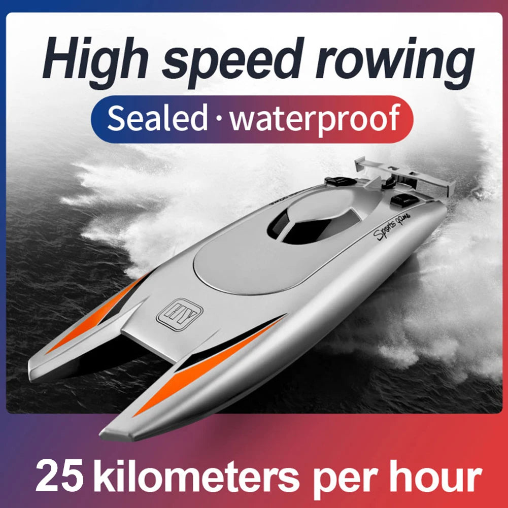 805 25km/h Dual Motor RC Boat High-Speed Remote Control Racing Ship Water Speed Boat Water Game Speedboat Kids Toys Gifts