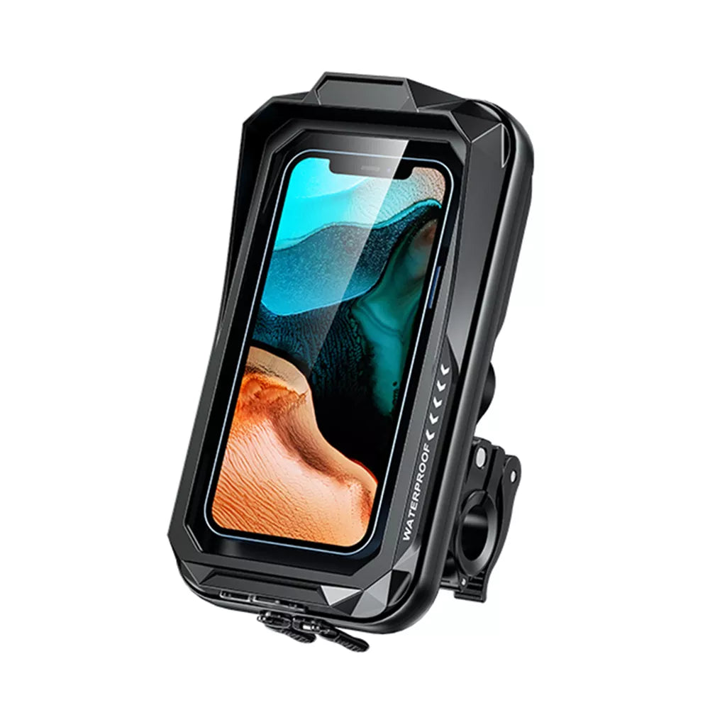 Motorcycle Phone Holder Support Bicycle Moto Phone Holder Waterproof Case Handlebar Stand Case Mount Scooter Motorbike Phone Bag