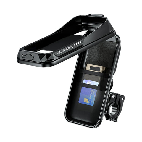 Motorcycle Phone Holder Support Bicycle Moto Phone Holder Waterproof Case Handlebar Stand Case Mount Scooter Motorbike Phone Bag